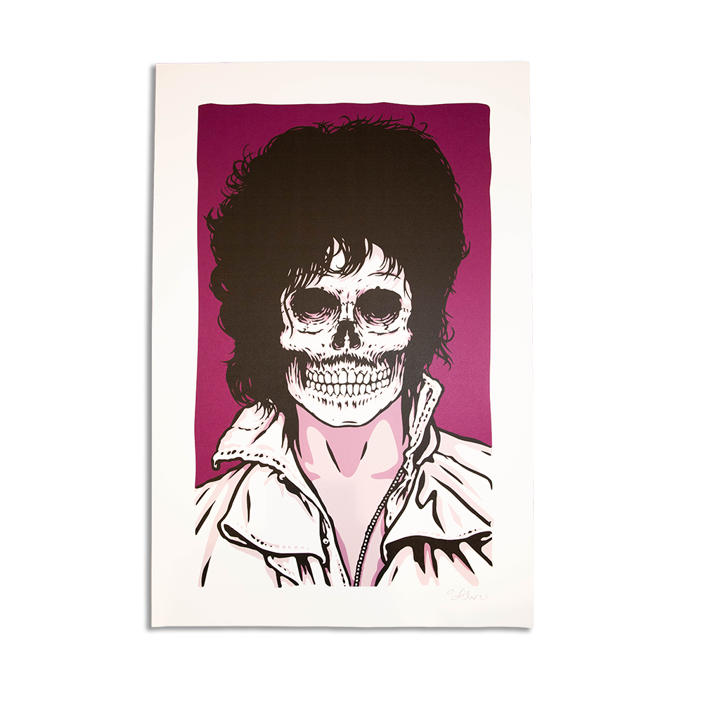 Skull Of Fame Purple Print
