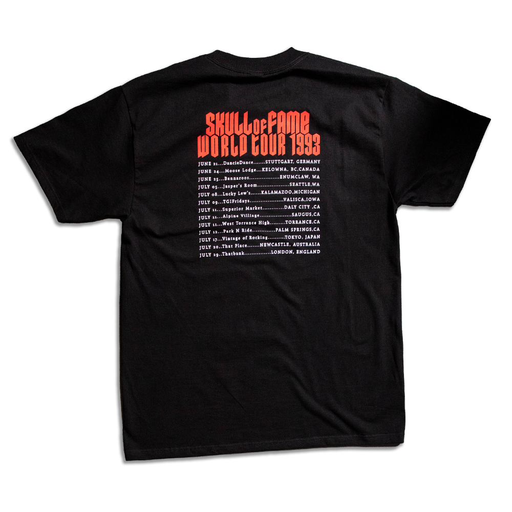 Girl Skull Of Fame World Tour Tee