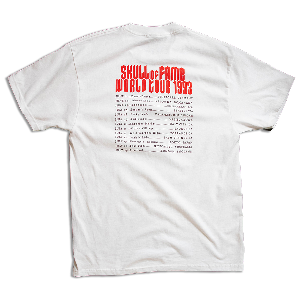 Girl Skull Of Fame World Tour Tee