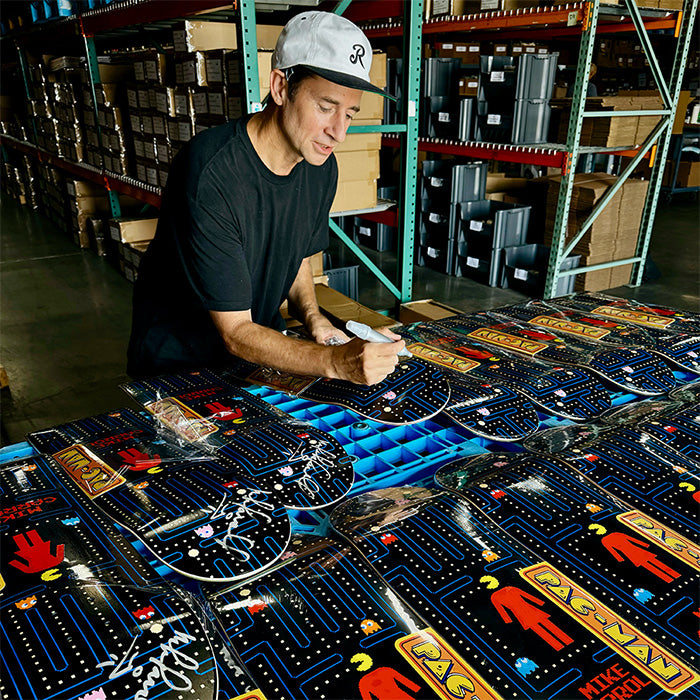 Carroll Pac-Man Deck Signed