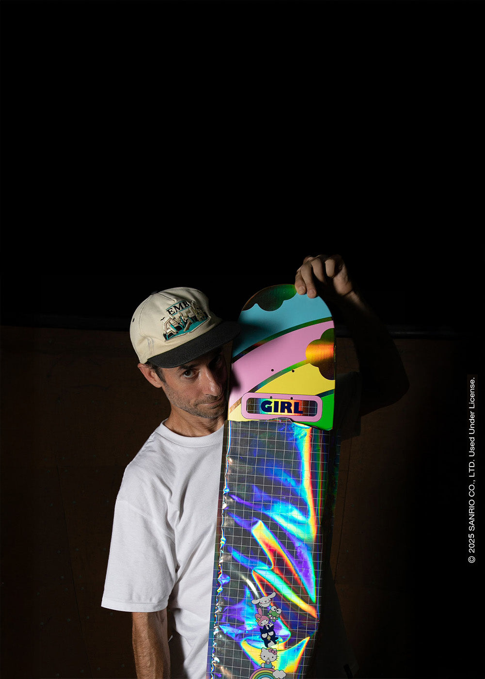 Hello Kitty Skateboard with Mike Carroll