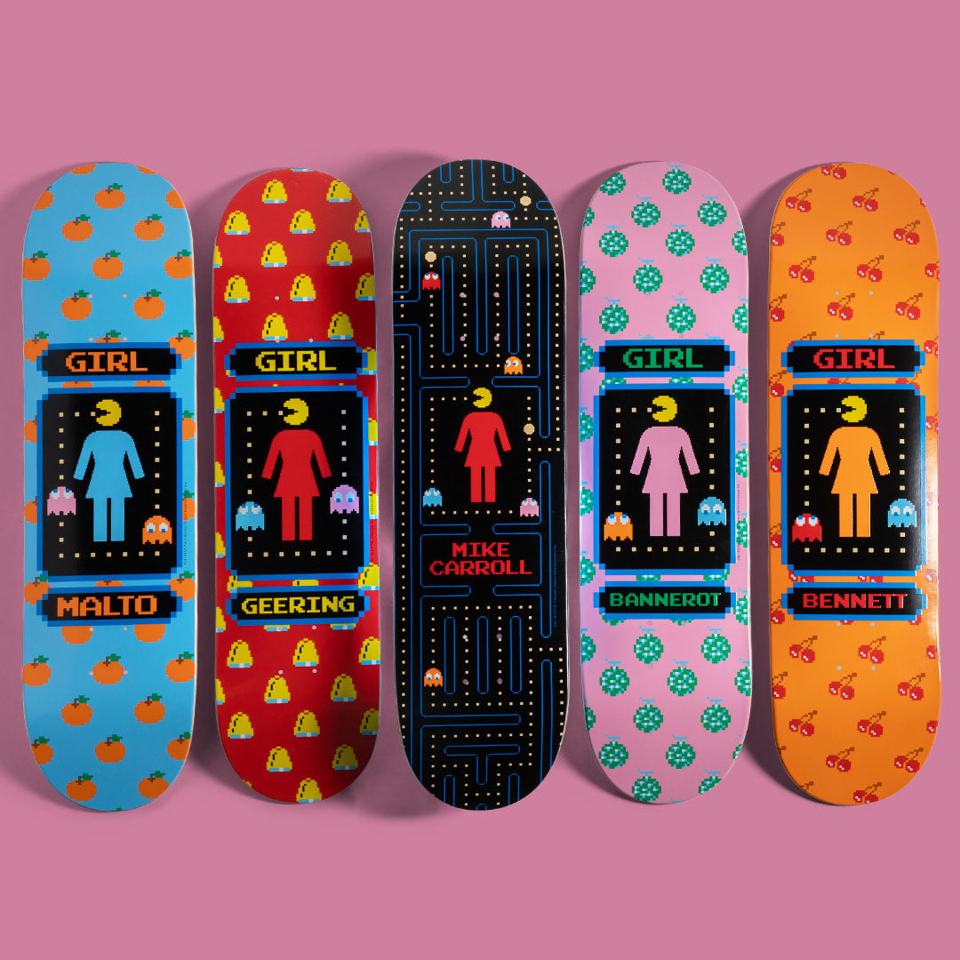 Pac-Man 5 Skateboard Decks