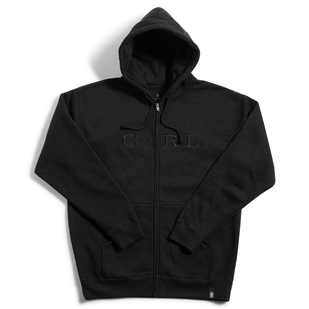 Serif Zip Hood