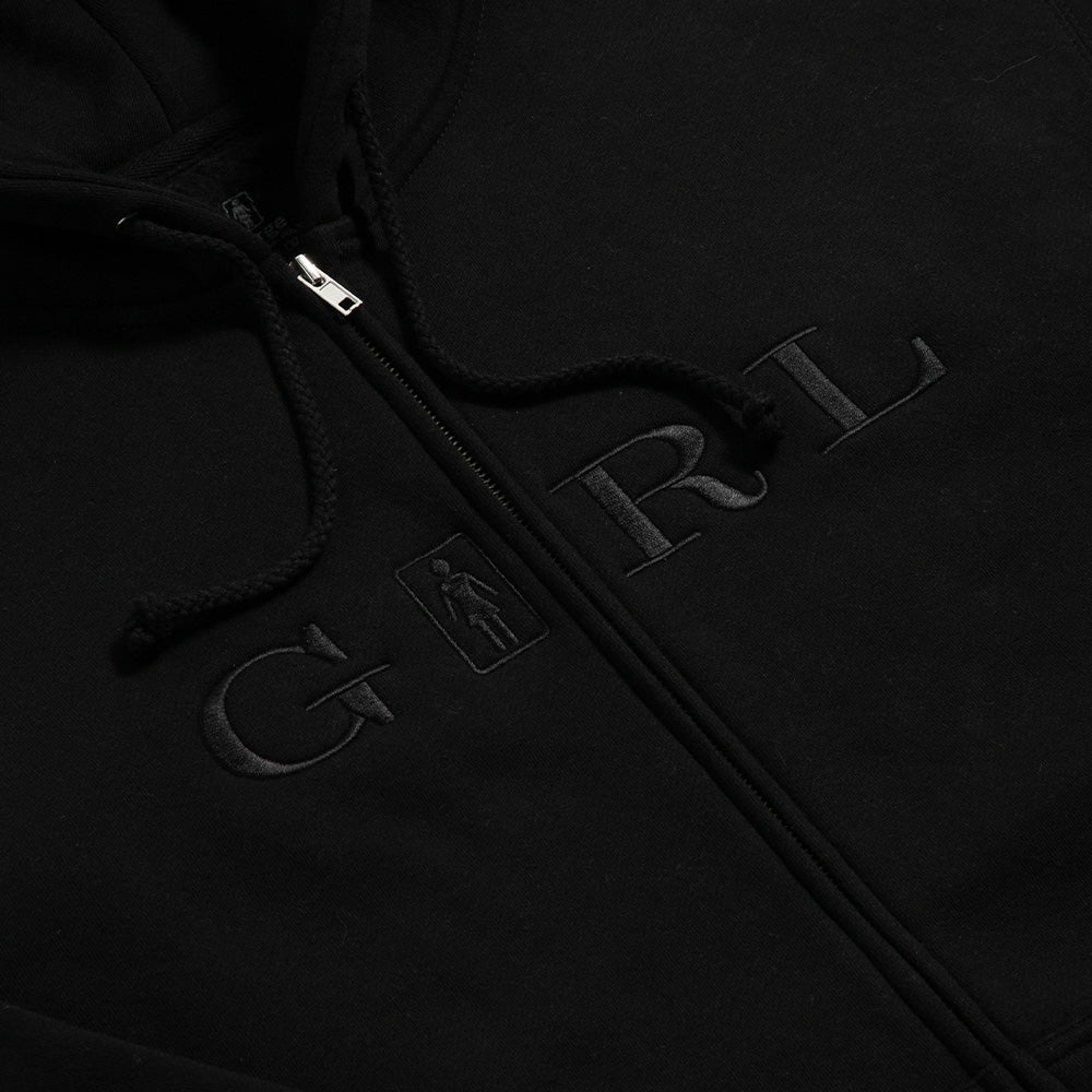 Serif Zip Hood