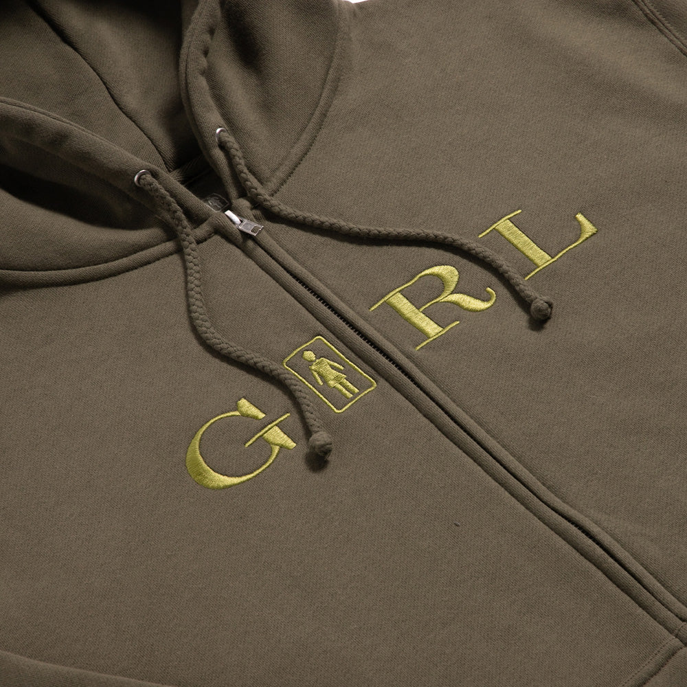 Serif Zip Hood