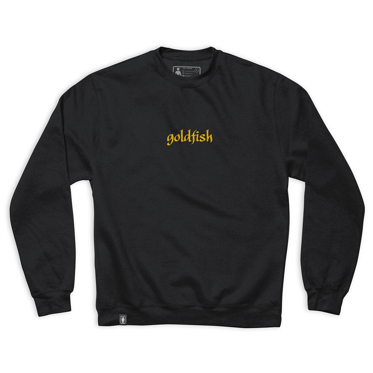 Girl Films Goldfish Embroidered Crew