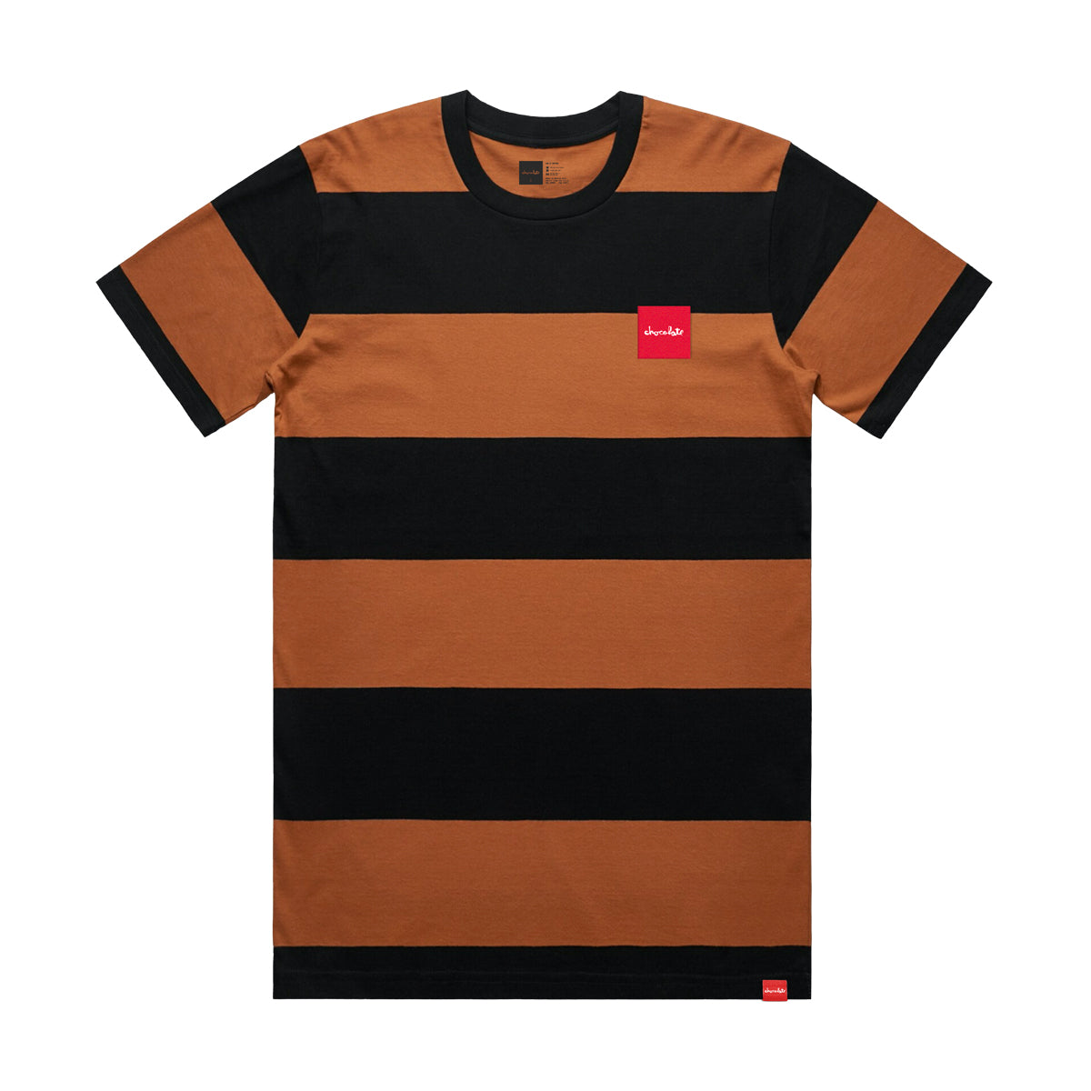 Red Square Striped Tee
