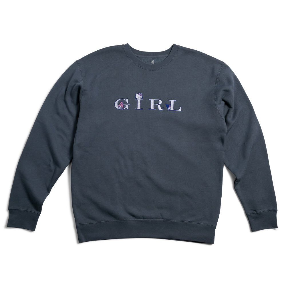 Rainbow Serif Kitty Crew