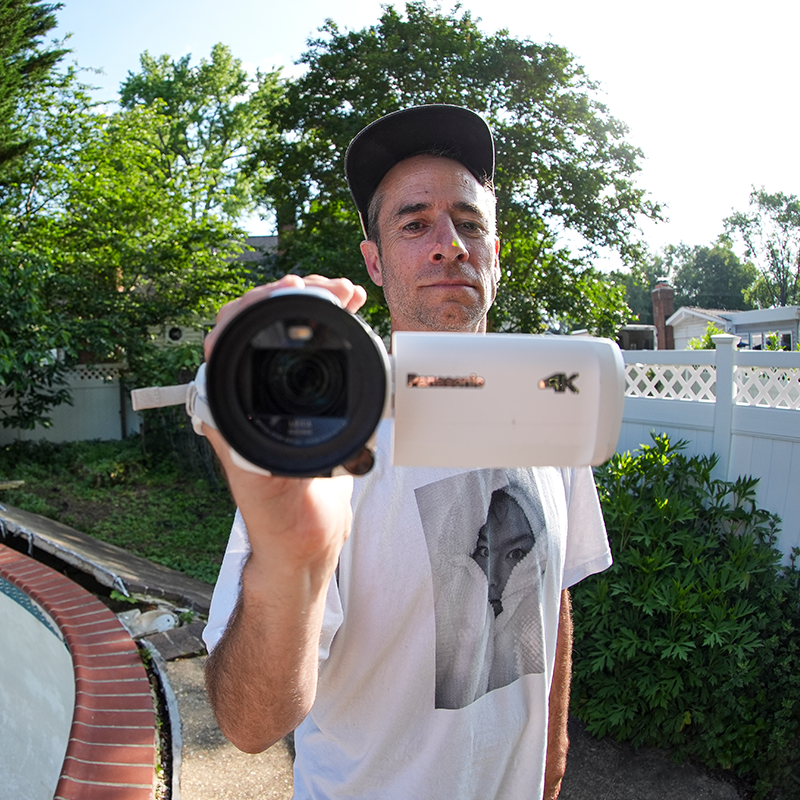 Carroll Filming you!