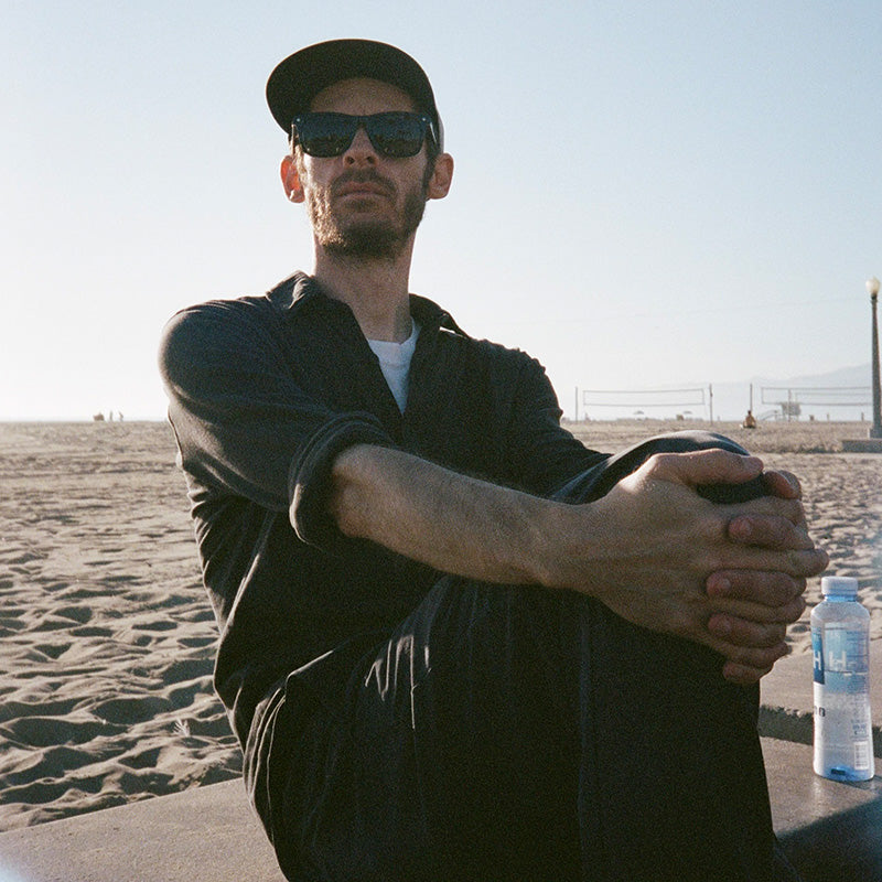 Chris Roberts chillin at the beach