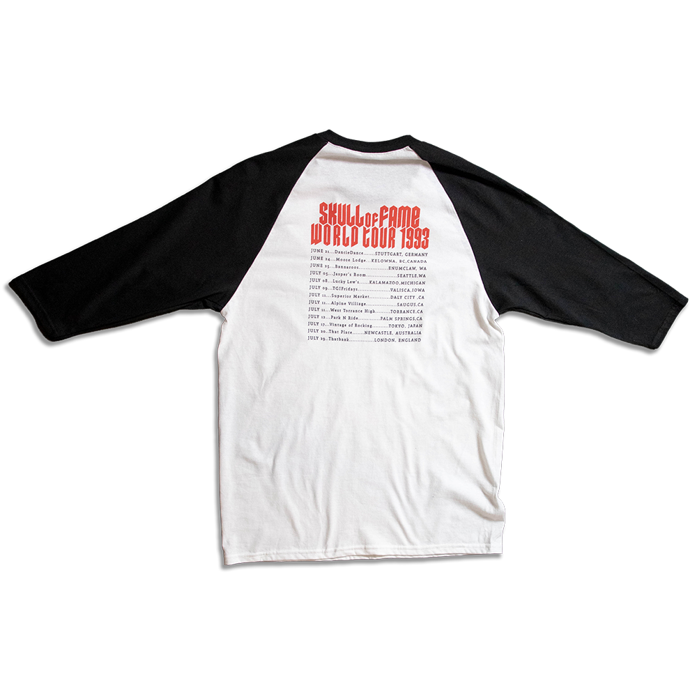 Girl Skull Of Fame 3/4 World Tee