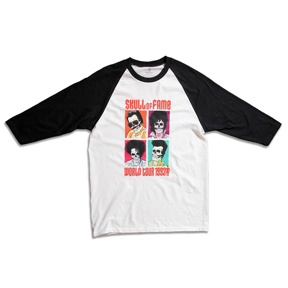 Girl Skull Of Fame 3/4 World Tee