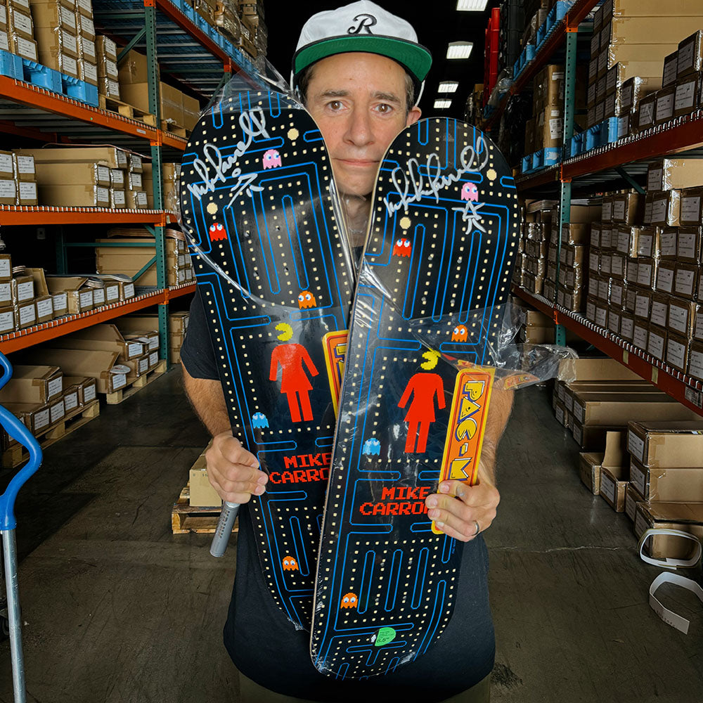 Carroll Pac-Man Deck Signed