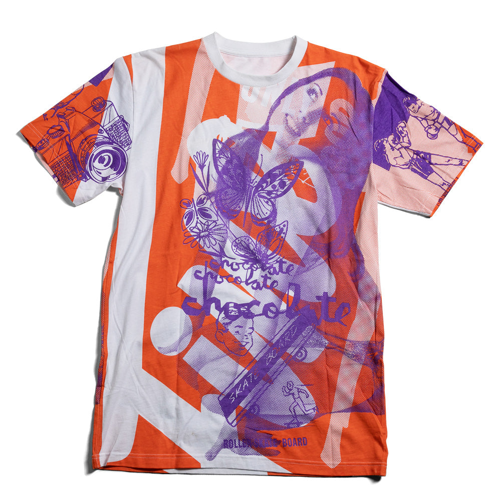 Chocolate Vintage Tee Pop Art All Over Print 2006