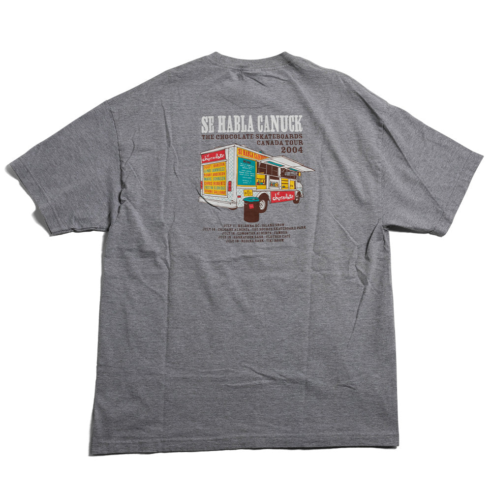 Chocolate Vintage Tee Se Habla Canuck Tour Tee 2004