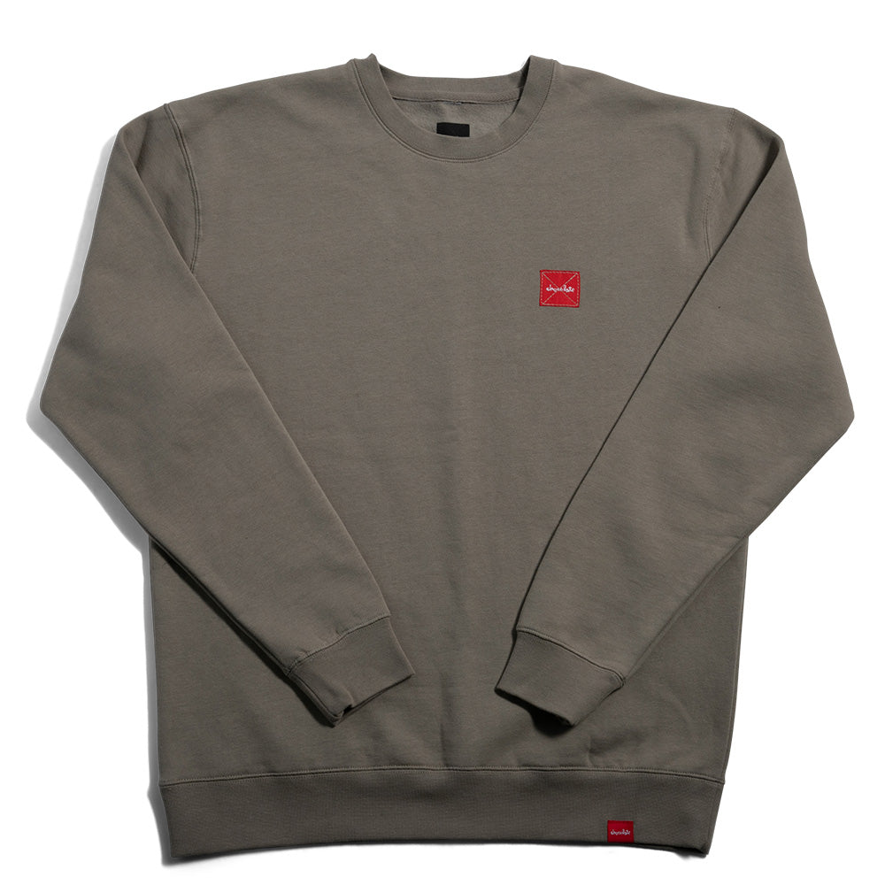 Square Label Crew Neck