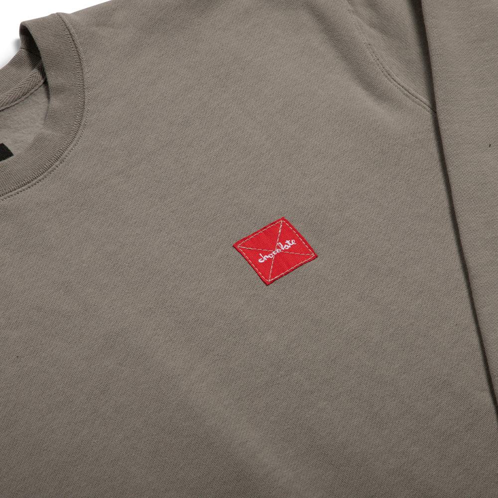 Square Label Crew Neck