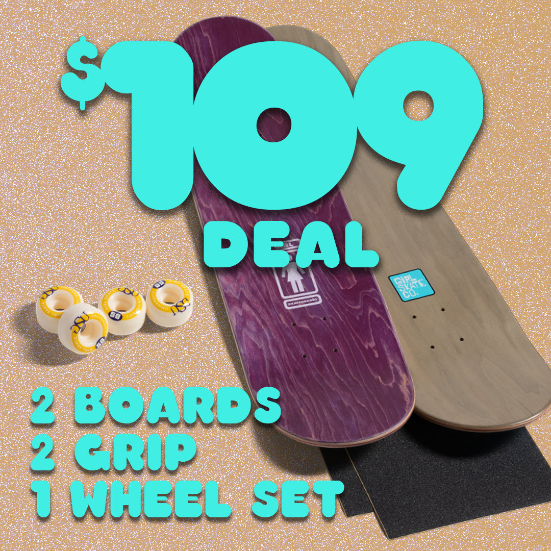 $109 Deal - 2 Decks & 1 Wheel Set