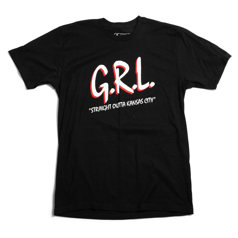 Girl Vintage Tee G.R.L. "Straight Outta Kansas City"