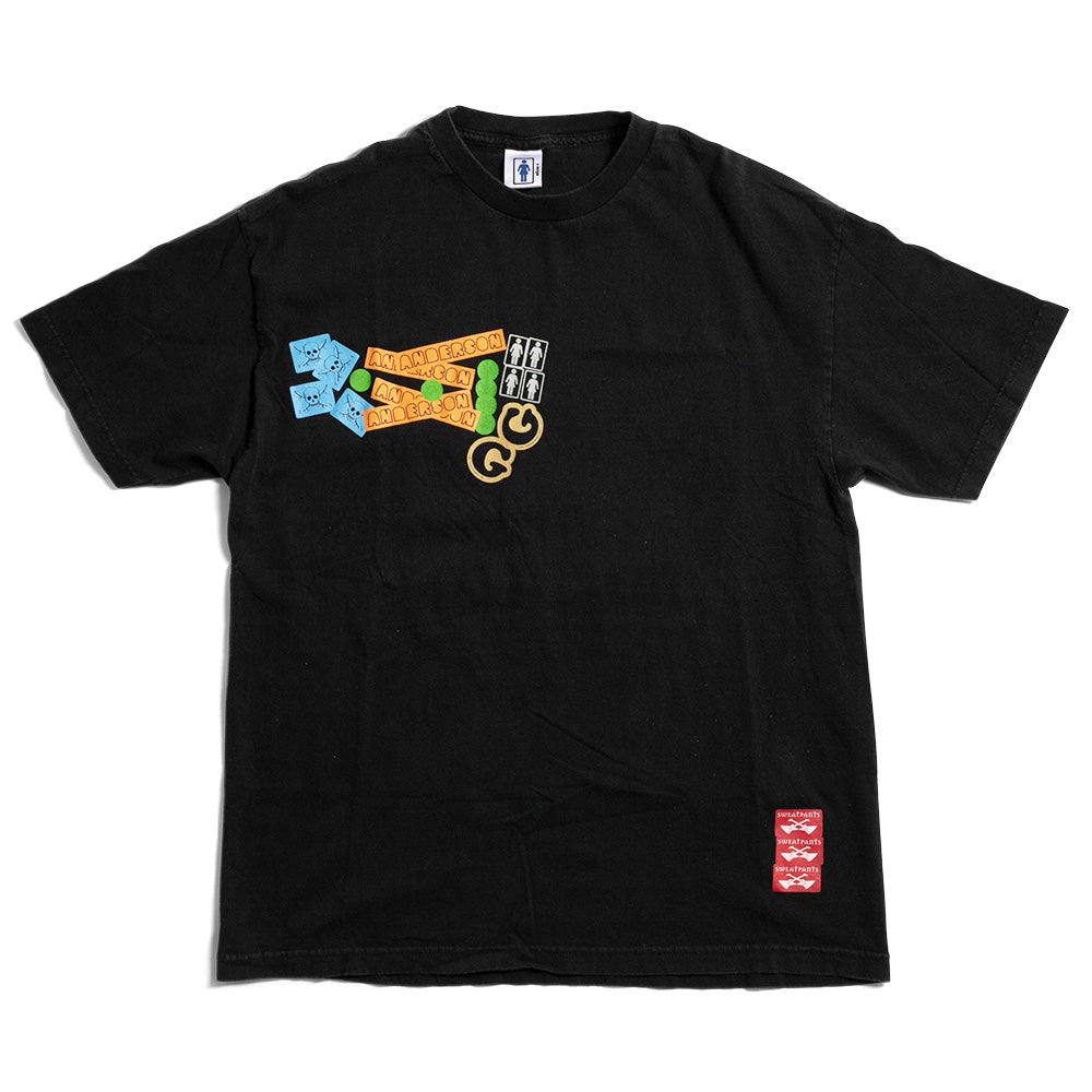 Girl Vintage Tee Anderson Stickers 2002