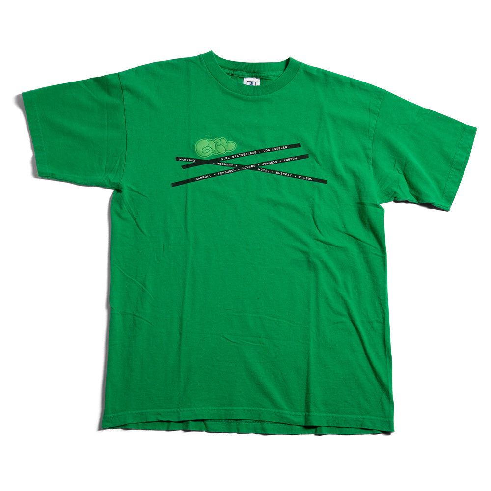 Girl Vintage Tee Punchtape 2001 Green