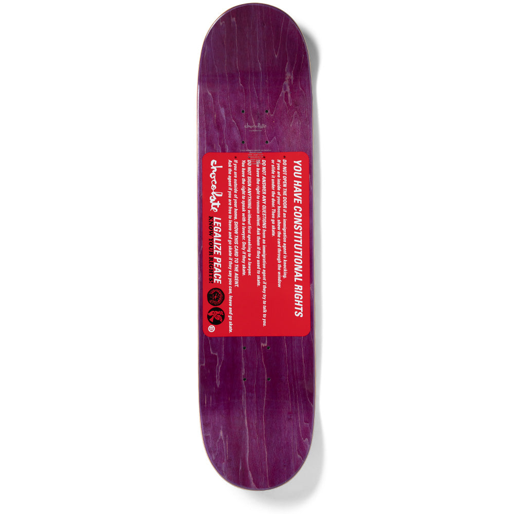Chocolate Skateboards | Perez Know Your Rights Deck Skateboard Deck