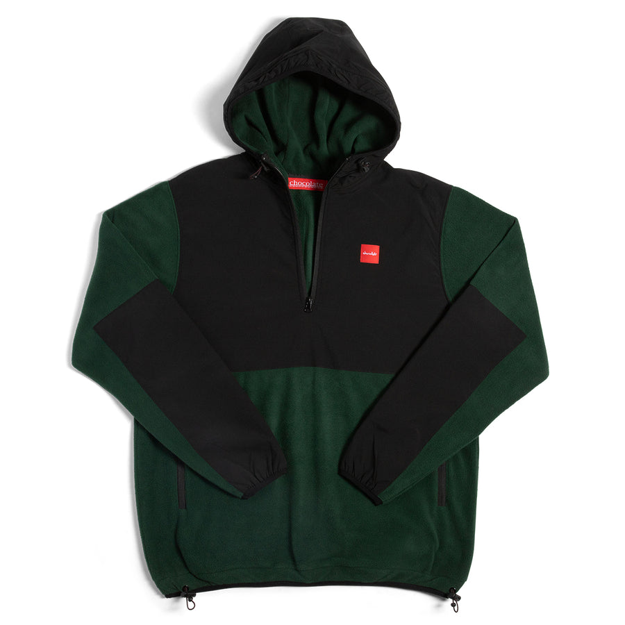 Lazer Men's Polar Feece Pullover Hooded Sweatshirt Green Size Medium